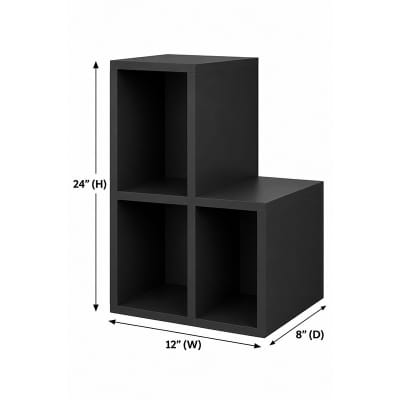 Picture of Moumi Furniture and Home Decor 3 Compartment Melamine Board Floor Display Shelf