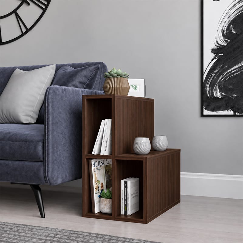Picture of Moumi Furniture and Home Decor 3 Compartment Melamine Board Floor Display Shelf
