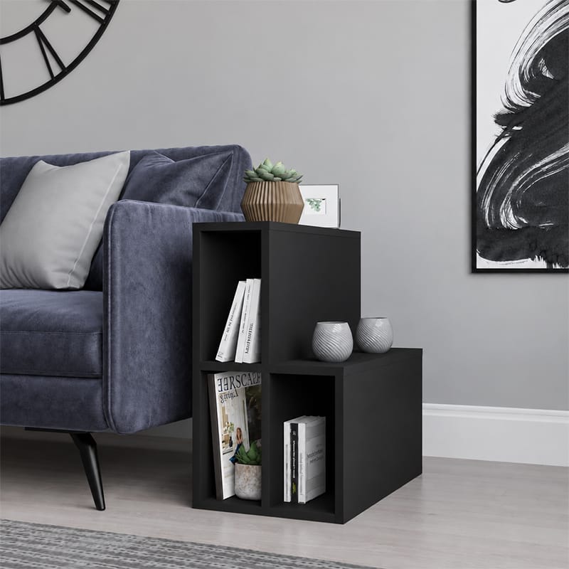 Picture of Moumi Furniture and Home Decor 3 Compartment Melamine Board Floor Display Shelf