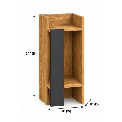 Picture of Moumi Furniture and Home Decor Compact Melamine Board Open Display Shelf