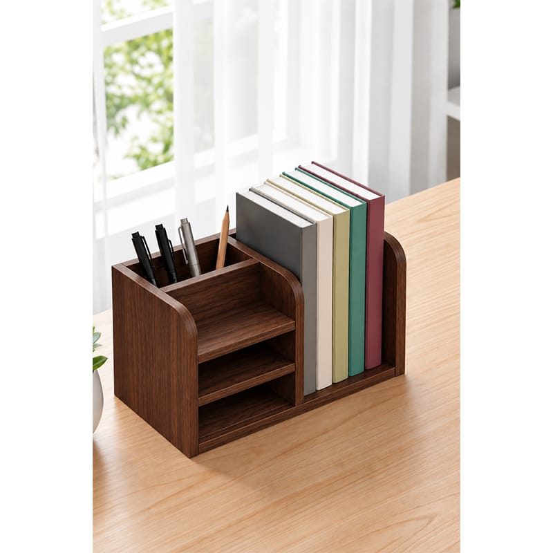 Picture of Moumi Furniture and Home Decor Melamine Board Desktop Bookshelf and Organizer