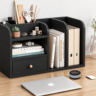 Picture of Moumi Furniture and Home Decor Melamine Board Desktop Organizer with Drawer