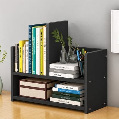 Picture of Moumi Furniture and Home Decor Compact Melamine Board Desktop Bookshelf