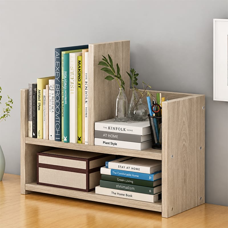 Picture of Moumi Furniture and Home Decor Compact Melamine Board Desktop Bookshelf