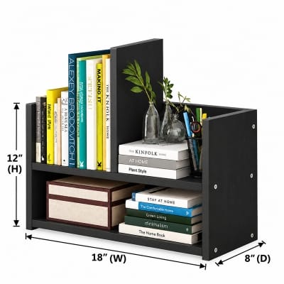 Picture of Moumi Furniture and Home Decor Compact Melamine Board Desktop Bookshelf