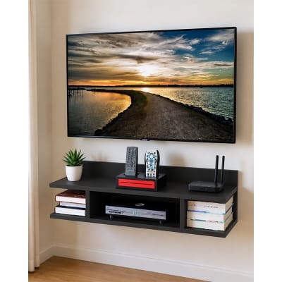 Picture of Moumi Furniture and Home Decor Laminated Board Wall Mounted TV Display Shelf