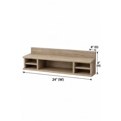 Picture of Moumi Furniture and Home Decor Laminated Board Wall Mounted TV Display Shelf