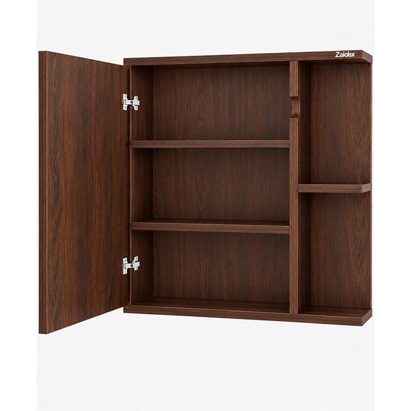Picture of Moumi Furniture and Home Decor Laminated Board Wall Mounted Storage Cabinet with Open Shelves