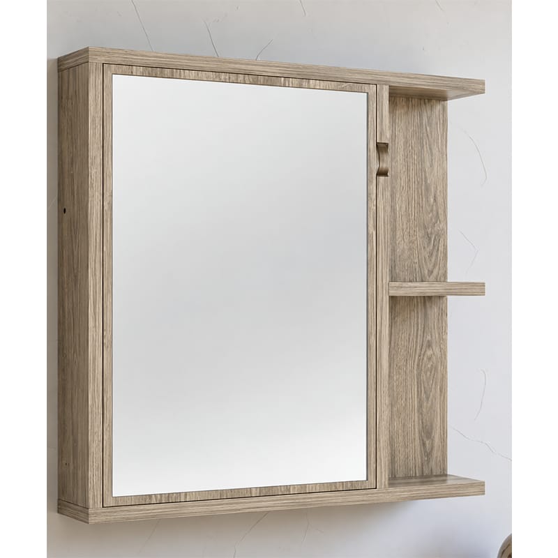 Picture of Moumi Furniture and Home Decor Laminated Board Wall Mounted Storage Cabinet with Open Shelves