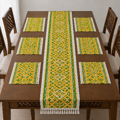 Picture of REGAL TABLE RUNNER-305 (FOLK LEAVE DANCE)