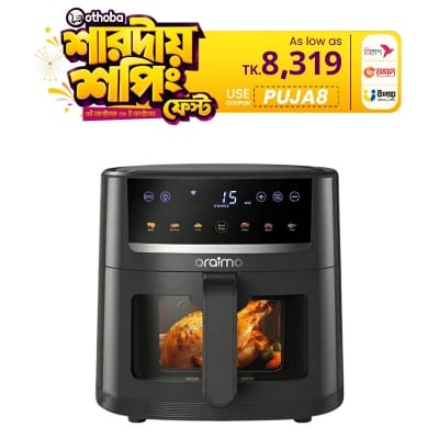 Picture of Oraimo Nutri Fry S1 Ultra Wi-Fi Controll 6L 1500W Air Fryer-(OAF-521A)