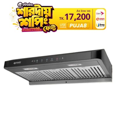 Picture of Gazi Smiss Kitchen Hood with Hand Motion Sensor and LED Touch Display HY-918CT 35.5 Inch (Best Price)