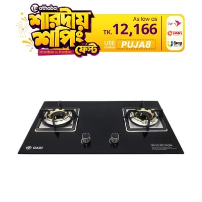 Picture of Gazi Smiss Glass Gas Stove GA-BGS-30 Size 30 Inch  (Best Price)