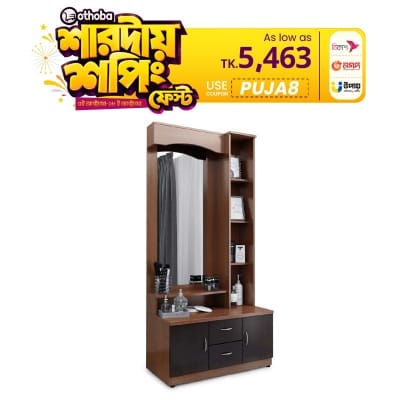 Picture of Meraj Furniture MDF BOX Dressing Table with Shelves and Multiple Drawers
