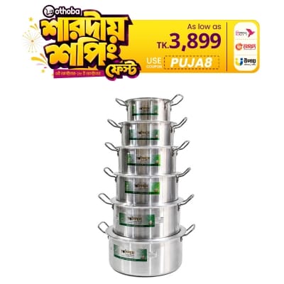 Picture of TPR ALU Saucepan WH 6 PCS SET