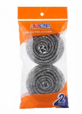 Picture of Stainless Steel Dish Scourers 6 pcs Pack 25g - Scouring Pad, Pot Scrubber, Stainless Steel Scrubber, Steel Wool Scrubber, Metal Sponge_ss-0155