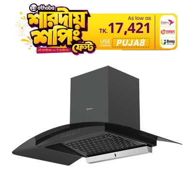 Picture of Midea 90V11 36 Inch Kitchen Chimney with strong air suction and thermal auto clean Tecnology Best Price