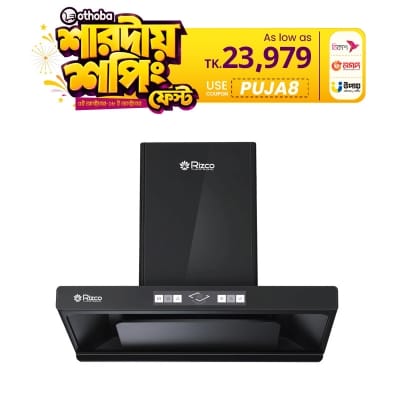 Picture of Rizco Luminous 126, 36 Inch Kitchen Hood Chimney Type Heat Auto Clean (Best Price)