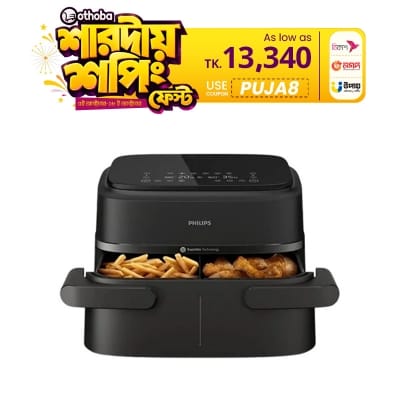 Picture of Philips 7.1 Ltr Dual Basket Air Fryer (NA150/09)