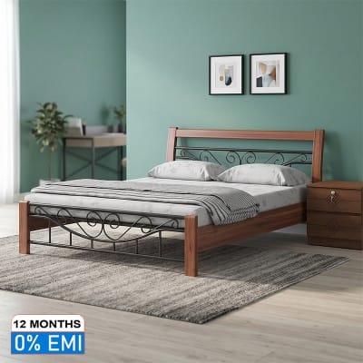 Picture of REGAL Metal Bed - Metalix DOUBLE BED-BDH-253-2-1-66