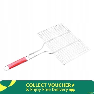 Picture of BBQ Grill Net Clip - Silver-silver