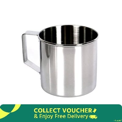 Picture of High-quality steel mug heavy - 750ml-Silver