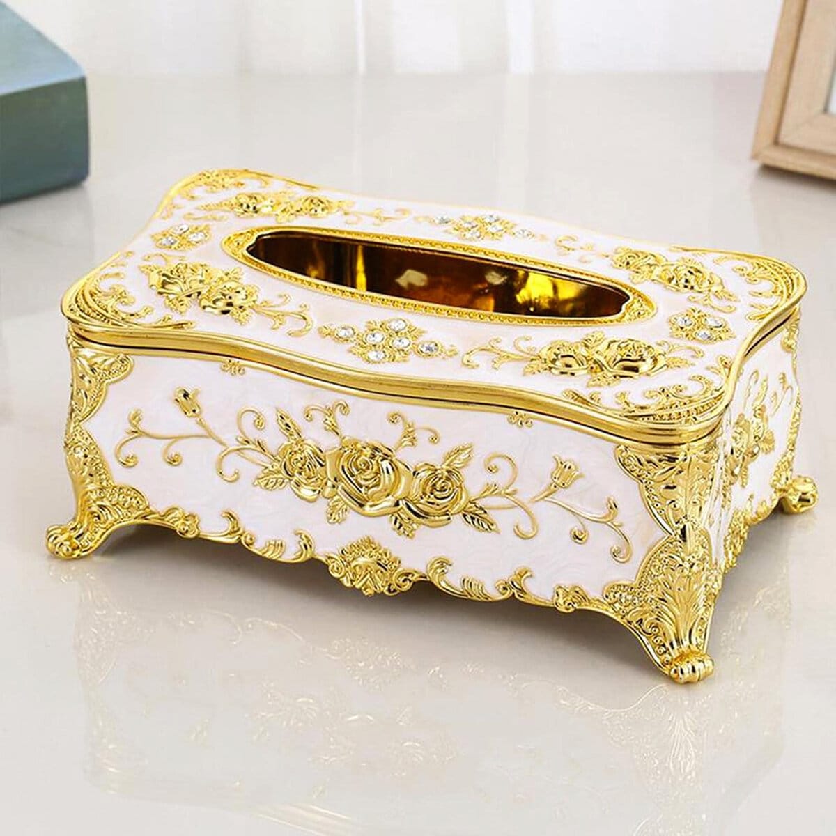 Picture of Home Decor Tissue Box Paper Holder-Multicolor