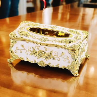 Picture of Home Decor Tissue Box Paper Holder-Multicolor