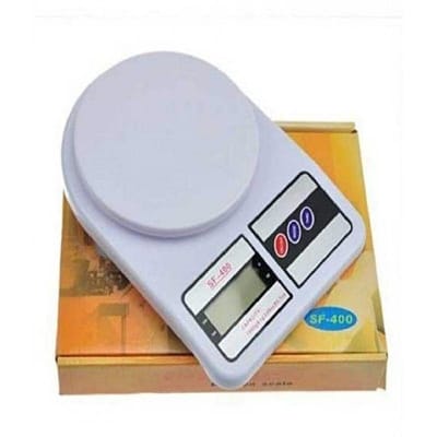 Picture of digital scale machine 10kg kitchen scale digital machine sf 400 Electronic Scale Digital LCD Weight Machine Measure Tools 1g-White