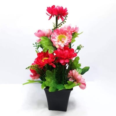 Picture of Artificial Flower Vase for Decoration-Multicolor