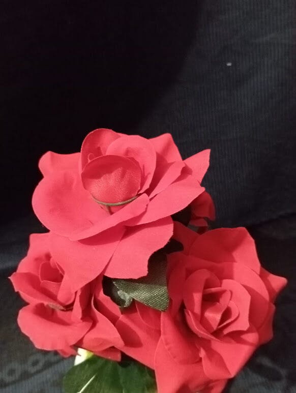 Picture of Artificial plant flower - Home Decoration Item-Red