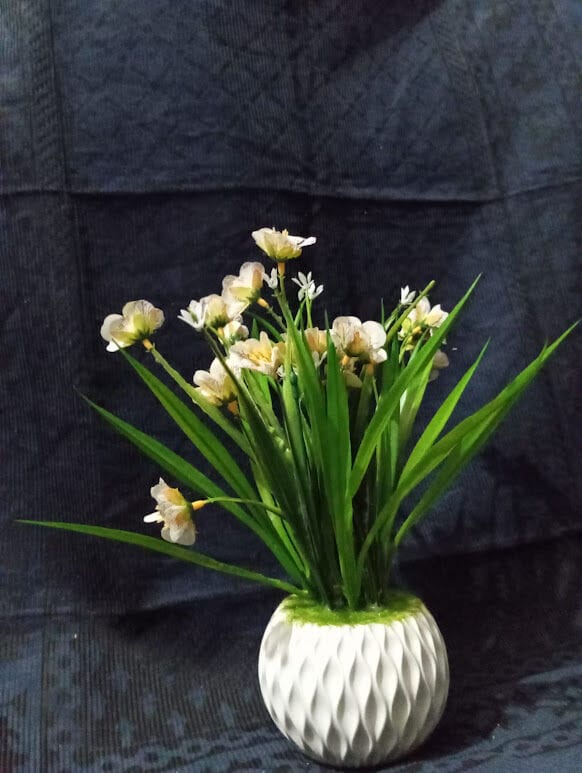 Picture of Artificial plant flower - Home Decoration Item-White