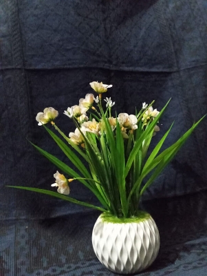 Picture of Artificial plant flower - Home Decoration Item-White