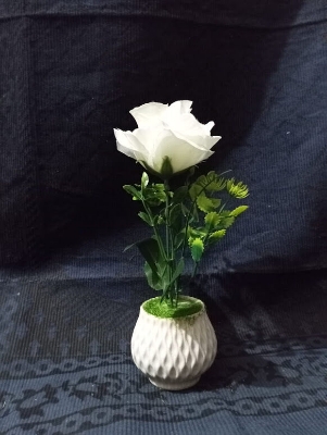 Picture of Artificial plant flower - Home Decoration Item-White