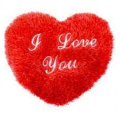 Picture of Valentine Heart Shape Pillow - Gift Box - gift box-Red