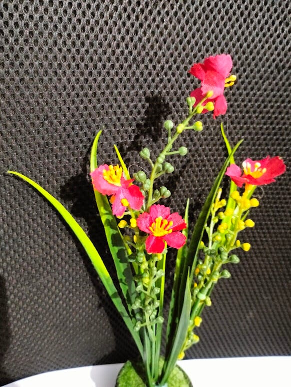 Picture of Artificial Flower Balcony Potted Plant Flowers Bouquet Wedding Home Garden Decor-Pink
