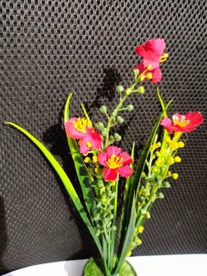 Picture of Artificial Flower Balcony Potted Plant Flowers Bouquet Wedding Home Garden Decor-Pink