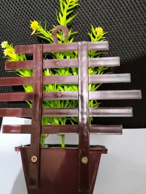 Picture of Artificial Flower Balcony Potted Plant Flowers Bouquet Wedding Home Garden Decor-Lemon Yellow
