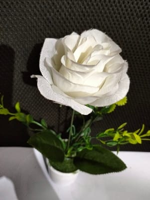 Picture of Artificial plant flower - Home Decoration Item-White