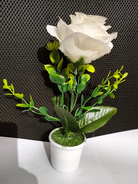 Picture of Artificial plant flower - Home Decoration Item-White