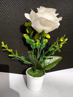 Picture of Artificial plant flower - Home Decoration Item-White