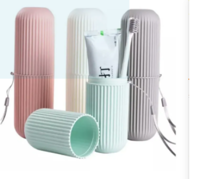 Picture of Tooth brush holder - Portable Toothbrush & Toothpaste Holder Storage Box-Multicolor