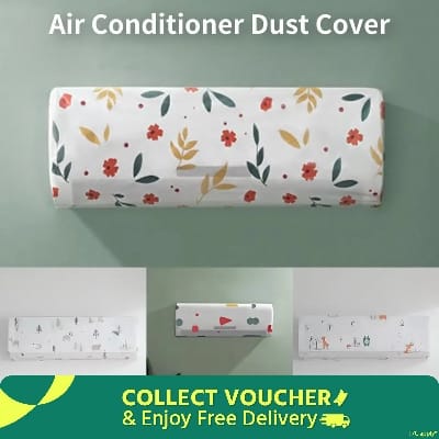Picture of Dust Cover Indoor Air Conditioner Printed Dustproof AC Cover For 1 Ton 1.5 & 2 Ton-Multicolor