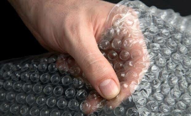Picture of Bubble Wrap Paper Poly -10 Yard-White