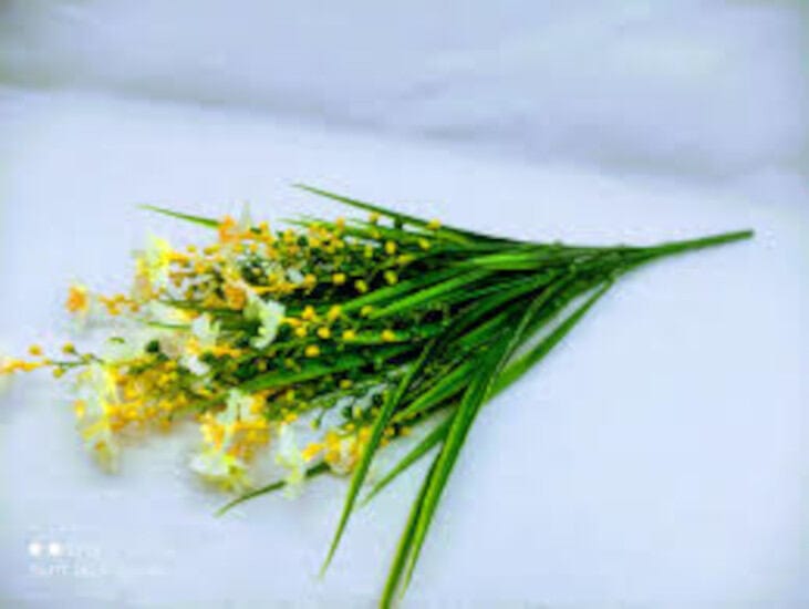 Picture of Artificial Mini Grass Flower 1 Stick 14Inc Long - Home Decoration Item - Home Decoration Item-Green