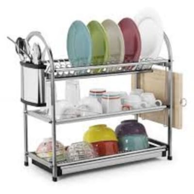 Picture of Kitchen Dish Rack  3 layer-Silver