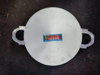 Picture of Aluminium Roti Tawa, fry pans, Heavy Silver Tawa- 10.5" inches-Silver