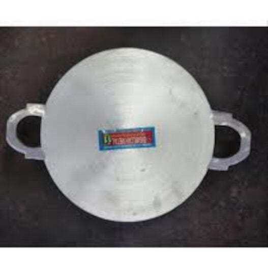 Picture of Aluminium Roti Tawa, fry pans, Heavy Silver Tawa- 10.5" inches-Silver