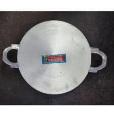 Picture of Aluminium Roti Tawa, fry pans, Heavy Silver Tawa- 10.5" inches-Silver