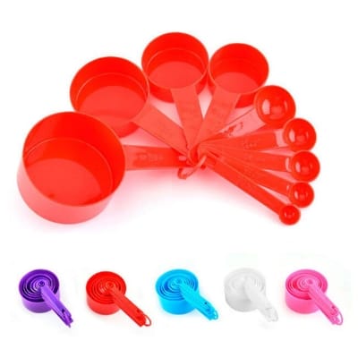 Picture of Buy 1 get Free - COMBO OFFER Mini Electric Multi Cooker 1.8L Non-stick Cooking Machine Double Layer Hot Pot rice cooker , get Free Measurement Cup Set-Multicolor